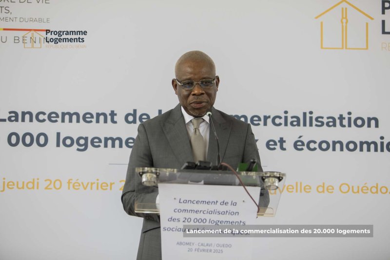 Lancement de la commercialisation de la 1ère phase des 20 000 Logements à Ouèdo - Février 2025